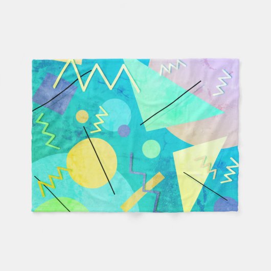 Memphis nr. 5 fleece deken (Voorkant (Horizontaal))