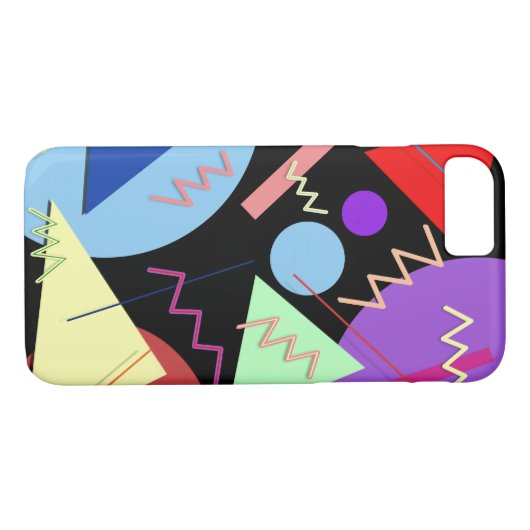 Memphis nr. 8 Case-Mate iPhone case (Achterkant (Horizontaal))