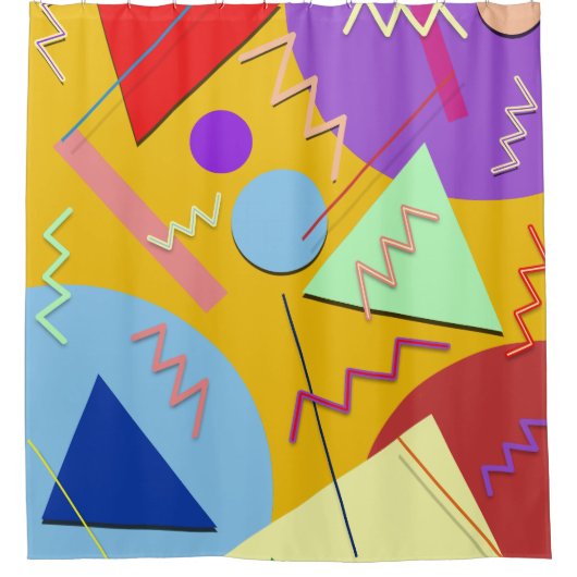 Memphis nr. 8 douchegordijn (Voorkant)