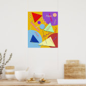 Memphis nr. 8 poster (Keuken)