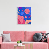 Memphis nr. 96 canvas afdruk (Insitu (Woonkamer))