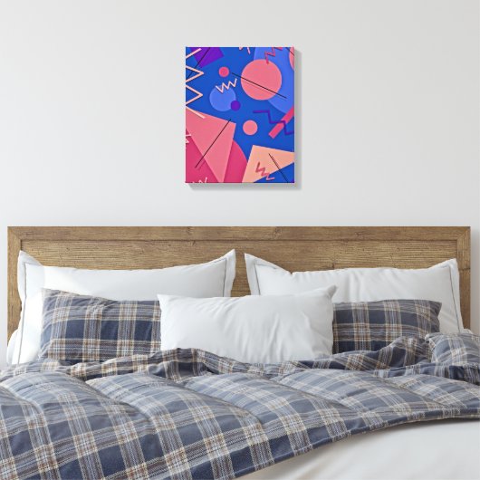 Memphis nr. 96 canvas afdruk (Insitu (Slaapkamer))