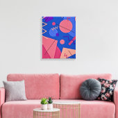 Memphis nr. 96 canvas afdruk (Insitu (Woonkamer))