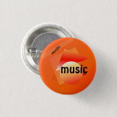 memphis ontwerpstijl. ronde button 3,2 cm (Voorkant /achterkant)