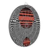 Memphis OpArt Dartbord (Voorkant Links)