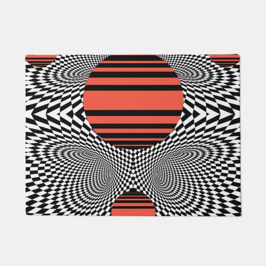 Memphis OpArt Deurmat (Voorkant)