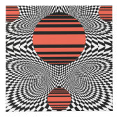 Memphis OpArt Kubus (Rechts)