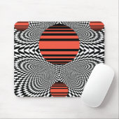 Memphis OpArt Muismat (Met muis)