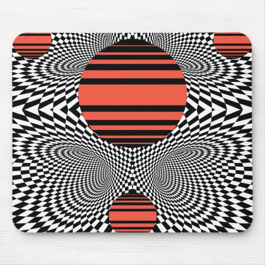 Memphis OpArt Muismat (Voorkant)