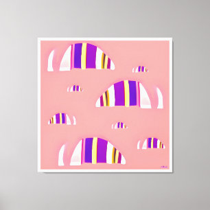 Memphis Opossums Canvas Afdruk