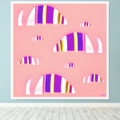 Memphis Opossums Canvas Afdruk (Insitu (Houten vloer))