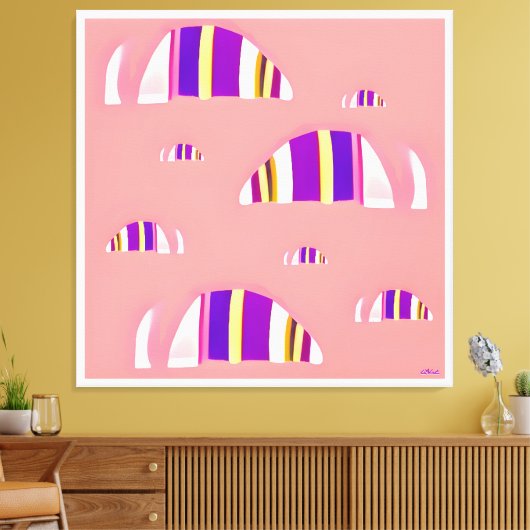 Memphis Opossums Canvas Afdruk (Insitu (Woonkamer))