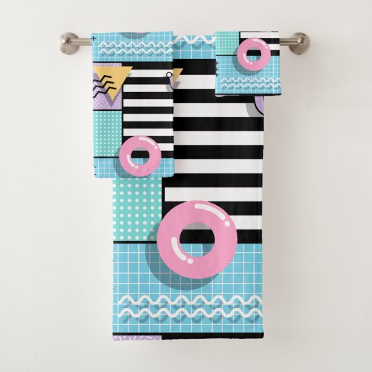 Memphis Party Bad Handdoek (Insitu)