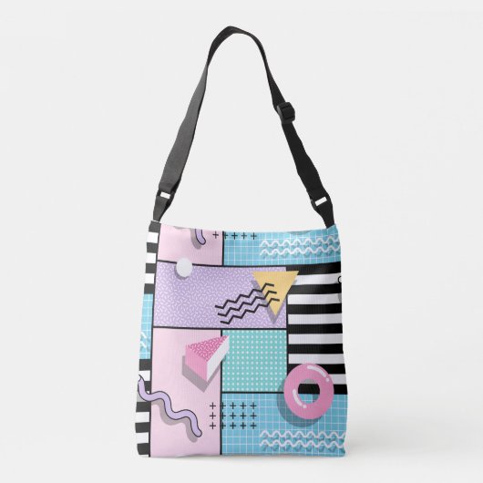 Memphis Party Crossbody Tas (Achterkant)
