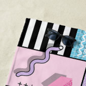 Memphis Party Strandlaken (In situ)