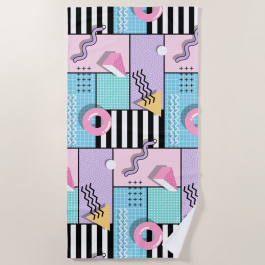 Memphis Party Strandlaken (Voorkant)