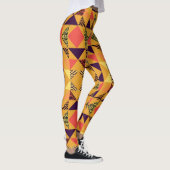 Memphis Pastel Driehoek Abstract Patroon. Leggings (Rechts)