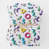Memphis Pattern Inpakpapier Vel (In situ)