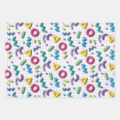 Memphis Pattern Inpakpapier Vel (Voorkant)