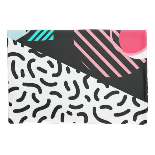 Memphis Pattern Kussensloop (Voorkant)