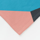 Memphis Pattern: Minimalistische Abstracte Trend Fleece Deken (Hoek)