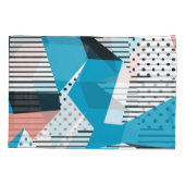 Memphis Pattern: Minimalistische Abstracte Trend Kussensloop (Achterkant)