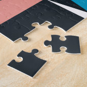 Memphis Pattern: Minimalistische Abstracte Trend Legpuzzel (Zijkant)