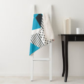 Memphis Pattern: Minimalistische Abstracte Trend Sherpa Deken (In situ)