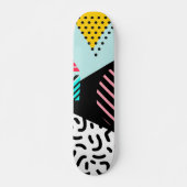 Memphis Pattern Persoonlijk Skateboard (Voorkant)