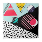 Memphis Pattern Tegeltje (Voorkant)