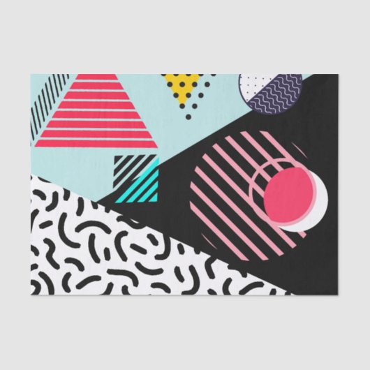 Memphis Pattern Tissuepapier (Voorkant)