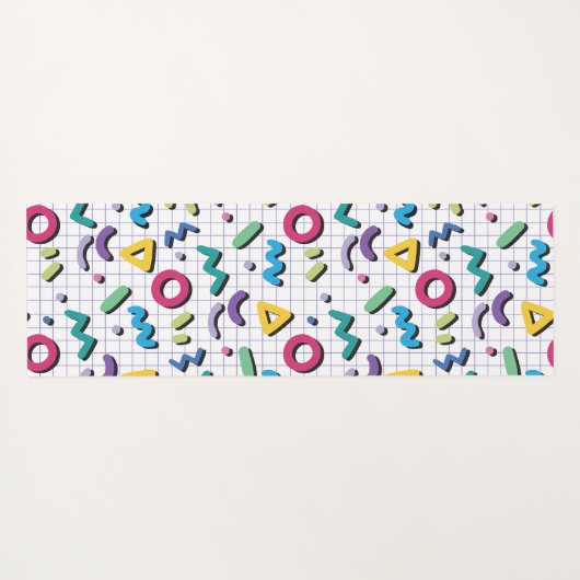 Memphis Pattern Yogamat (Achterkant (horizontaal))