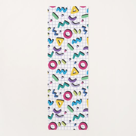 Memphis Pattern Yogamat (Voorkant)