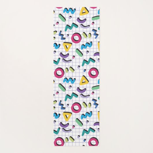 Memphis Pattern Yogamat (Achterkant)