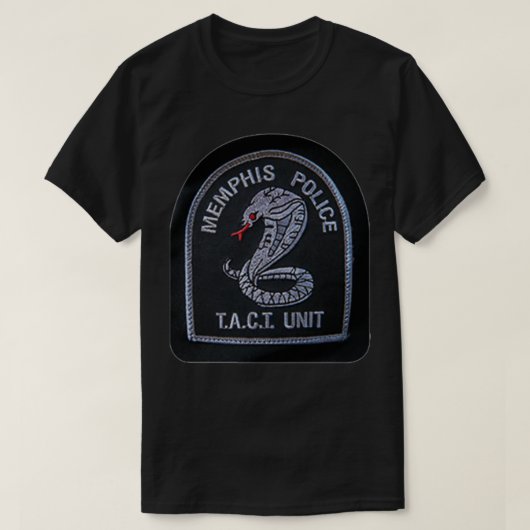 Memphis Politie Afdeling Speciale Operaties Tactis T-shirt (Design voorkant)