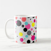 Memphis polka dots koffiemok (Links)