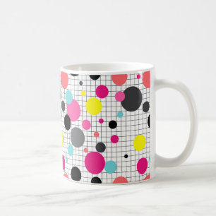 Memphis polka dots koffiemok