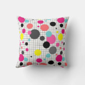 Memphis polka dots kussen (Achterkant)