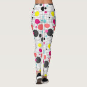 Memphis polka dots leggings (Achterkant)