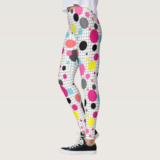 Memphis polka dots leggings (Links)