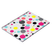 Memphis polka dots notitieboek (Linkerzijde)
