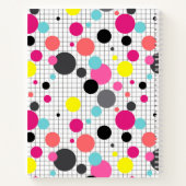 Memphis polka dots notitieboek (Achterkant)