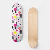 Memphis polka dots persoonlijk skateboard (Voorkant)
