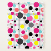 Memphis polka dots planner (Achterkant)
