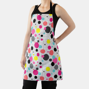 Memphis polka dots schort