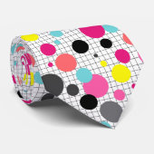 Memphis polka dots stropdas (Opgerold)