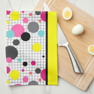 Memphis polka dots theedoek
