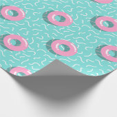 Memphis Polka Hoops Cadeaupapier (Hoek)