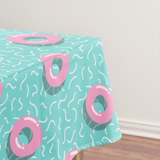 Memphis Polka Hoops Tafelkleed (Voorbeeld)