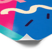 Memphis Pop: BREAKFAST Perfect Poster (Hoek)